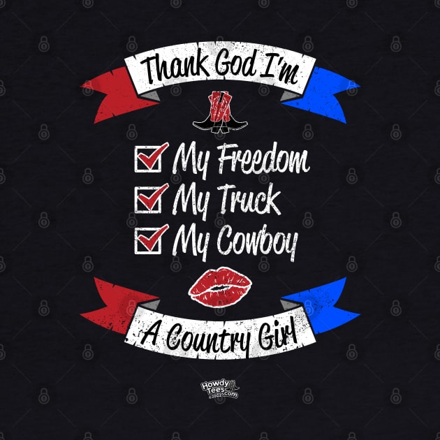 Thank God I'm A Country Girl Checklist by Reid Walley